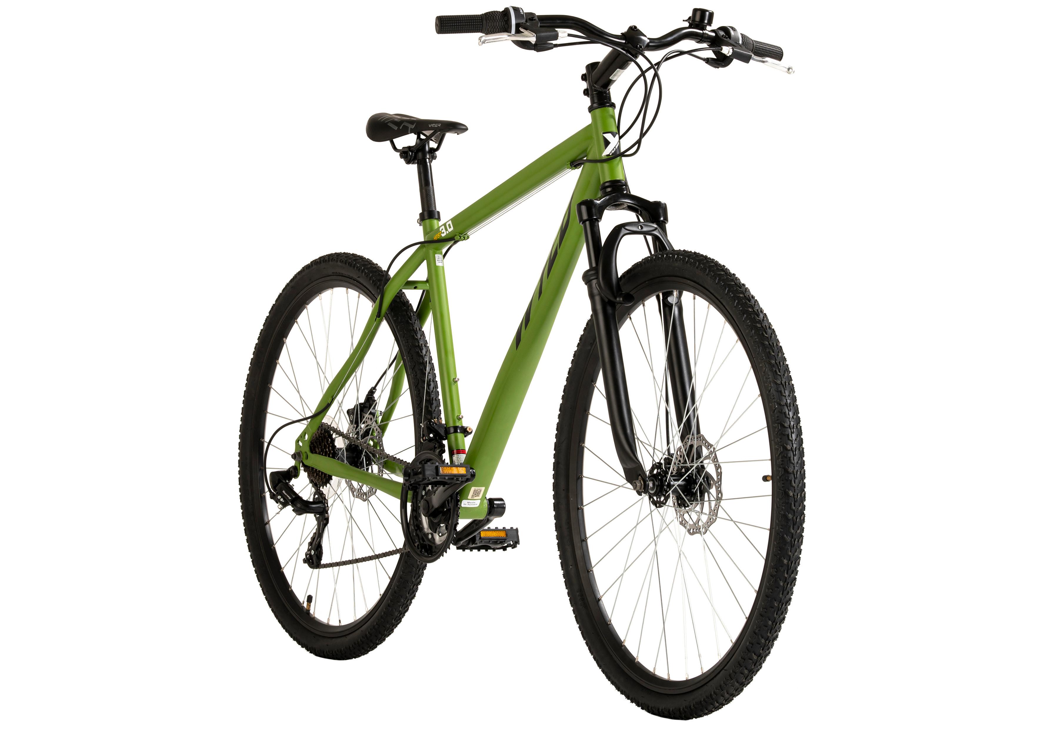 Mountainbike 401m Herren - Grün, MODERN, Metall (25/140/60cm)