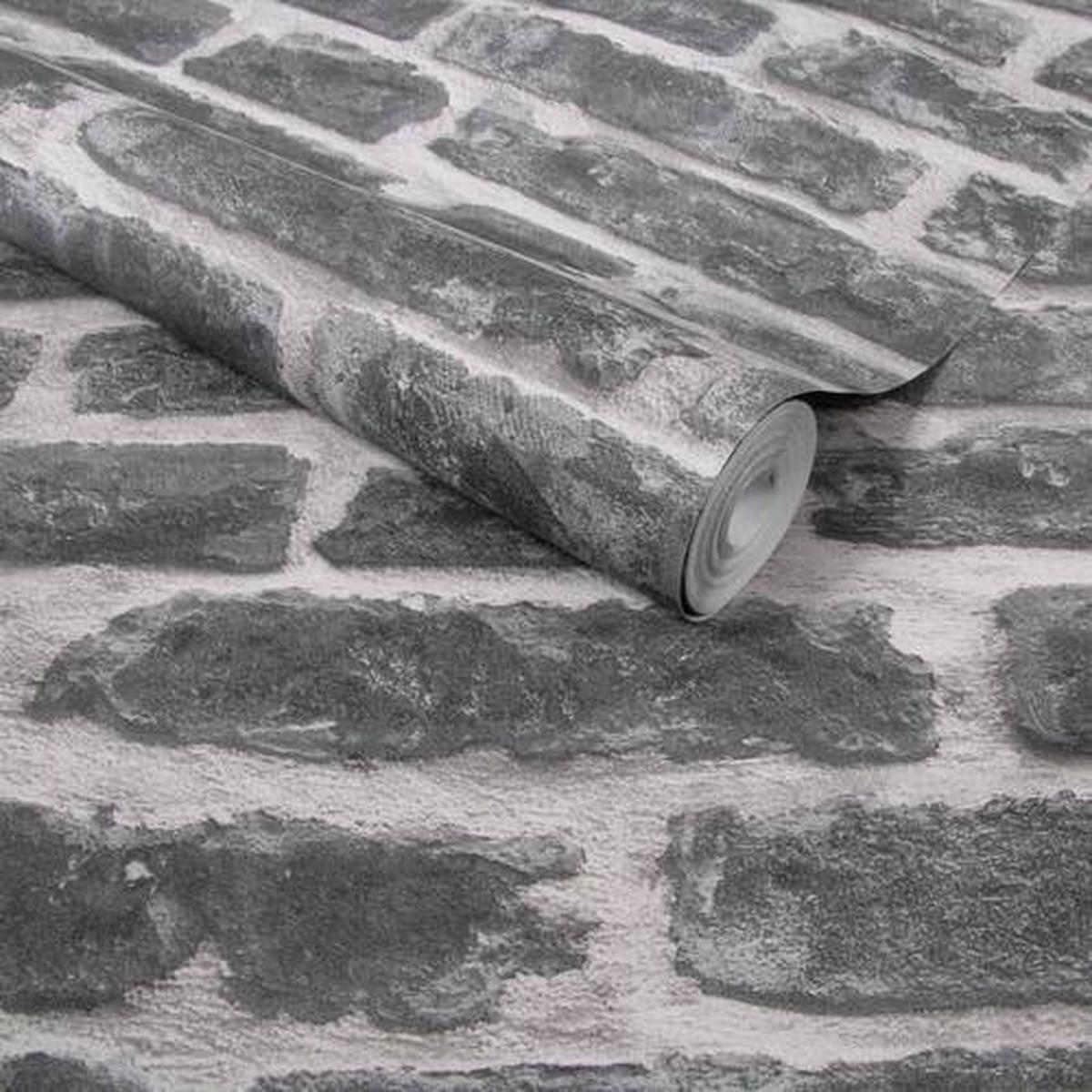 Vliestapete Struktur Schwarz B: 52 Cm - Schwarz, Basics, Papier/Kunststoff (52/1000cm)