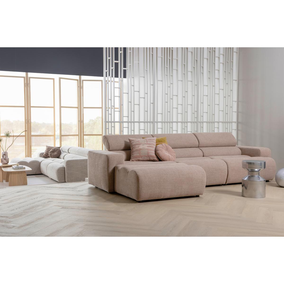 ECKSOFA Novi Taupe S: 173x300cm - Taupe/Schwarz, Design, Textil (173/300cm) - Livetastic