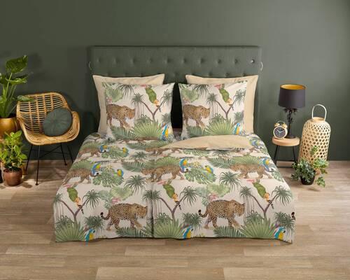 Kinderbettwäsche Tropical Multicolor 140x200 cm - Multicolor, Textil (140/200cm)