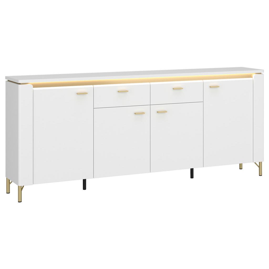Sideboard Lazio Weiß B: 200,3 Cm