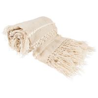 Decke Bohist 325 Naturfarben B: 130 Cm - Naturfarben, KONVENTIONELL, Textil (130/170cm)