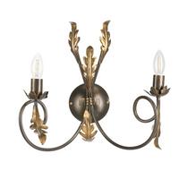 Wandleuchte Gretel Cognac L: 40 Cm - Cognac, KONVENTIONELL, Metall (40/25/40cm)