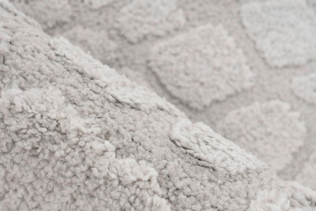 Flachwebteppich Silber, Bxl: Ca. 120x170 Cm - Silberfarben, Basics, Textil (120/170cm) - Kayoom