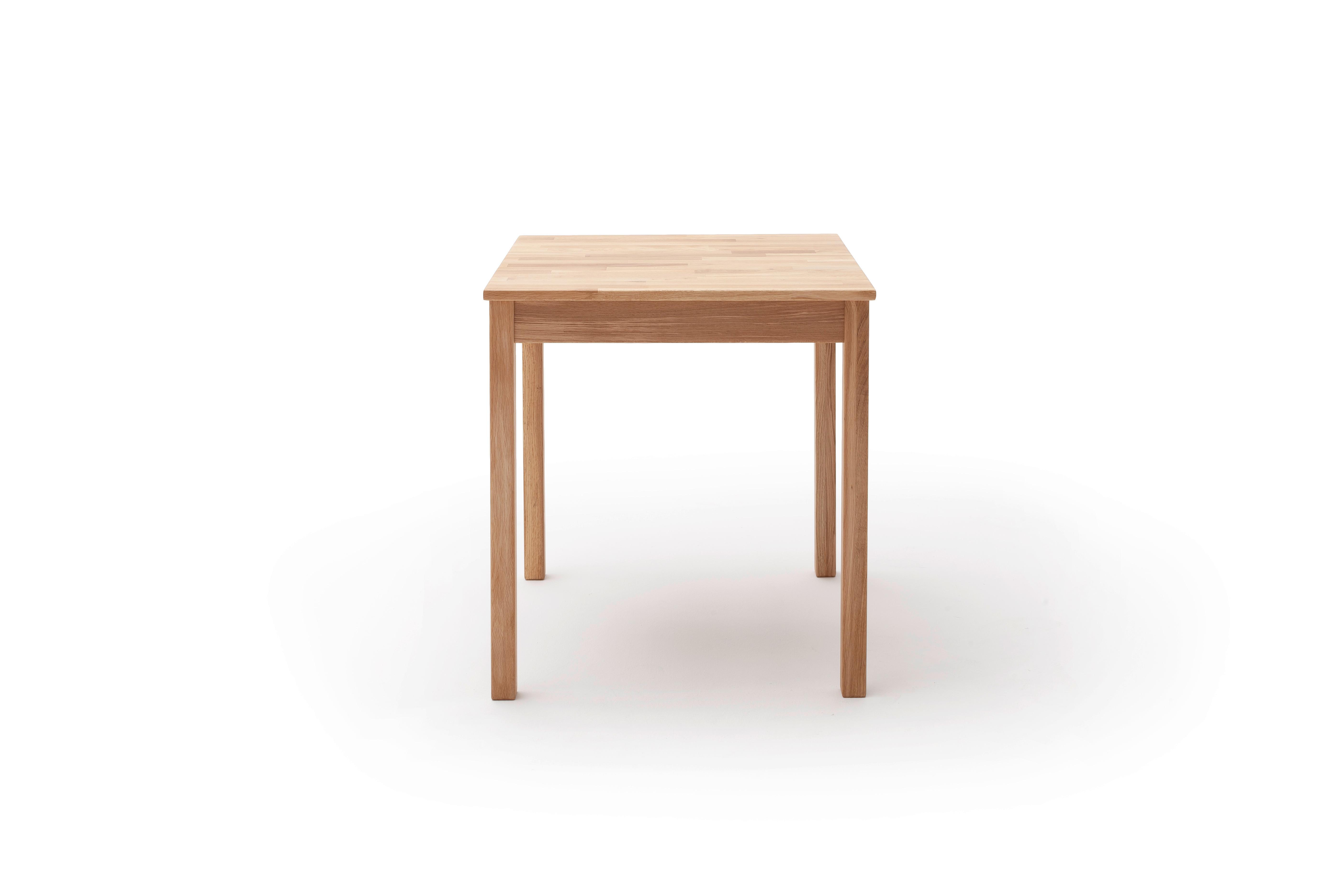 Esstisch mit Echtholz-Platte Alfons 70x76 cm - Wildeiche, LIFESTYLE, Holz (70/76/70cm) - MID.YOU