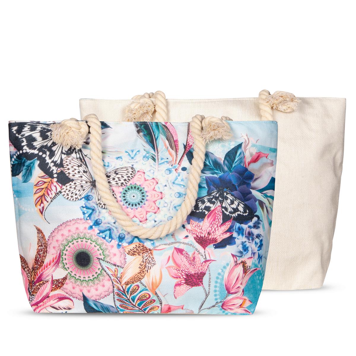 Strandtasche Maximilian Multicolor 43x60cm - Multicolor, KONVENTIONELL, Textil (43/60cm)