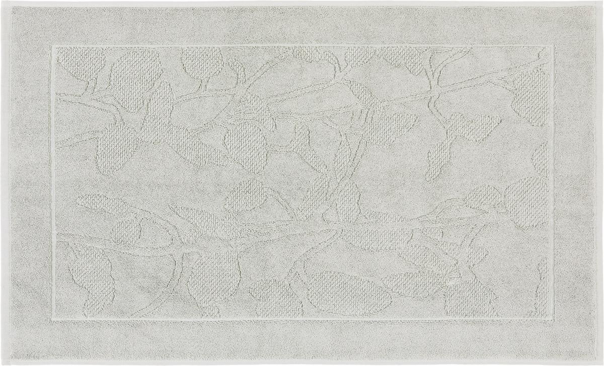 Badematte Lucia - Silberfarben, ROMANTIK / LANDHAUS, Textil (50/80cm) - James Wood