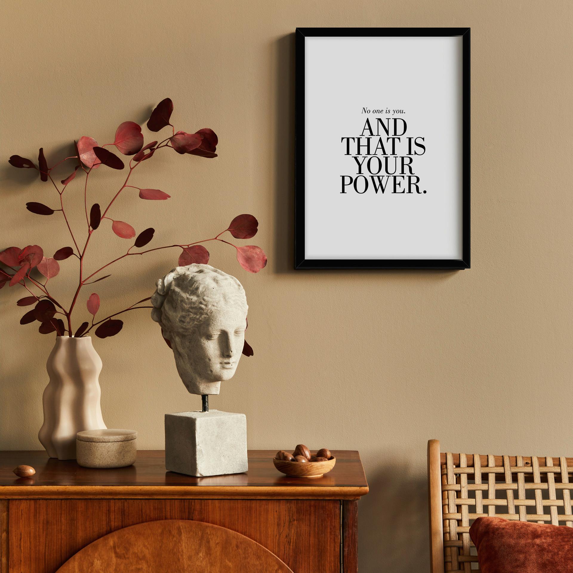 Obraz Vous, 30/40cm - čierna, kompozitné drevo/papier (30/40cm) - Modern Living
