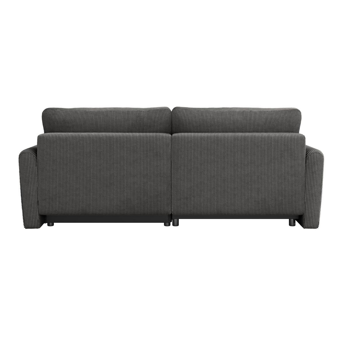 Ecksofa Josh Grau S: 229x146 Cm - Grau, Trend, Textil (229/146cm)