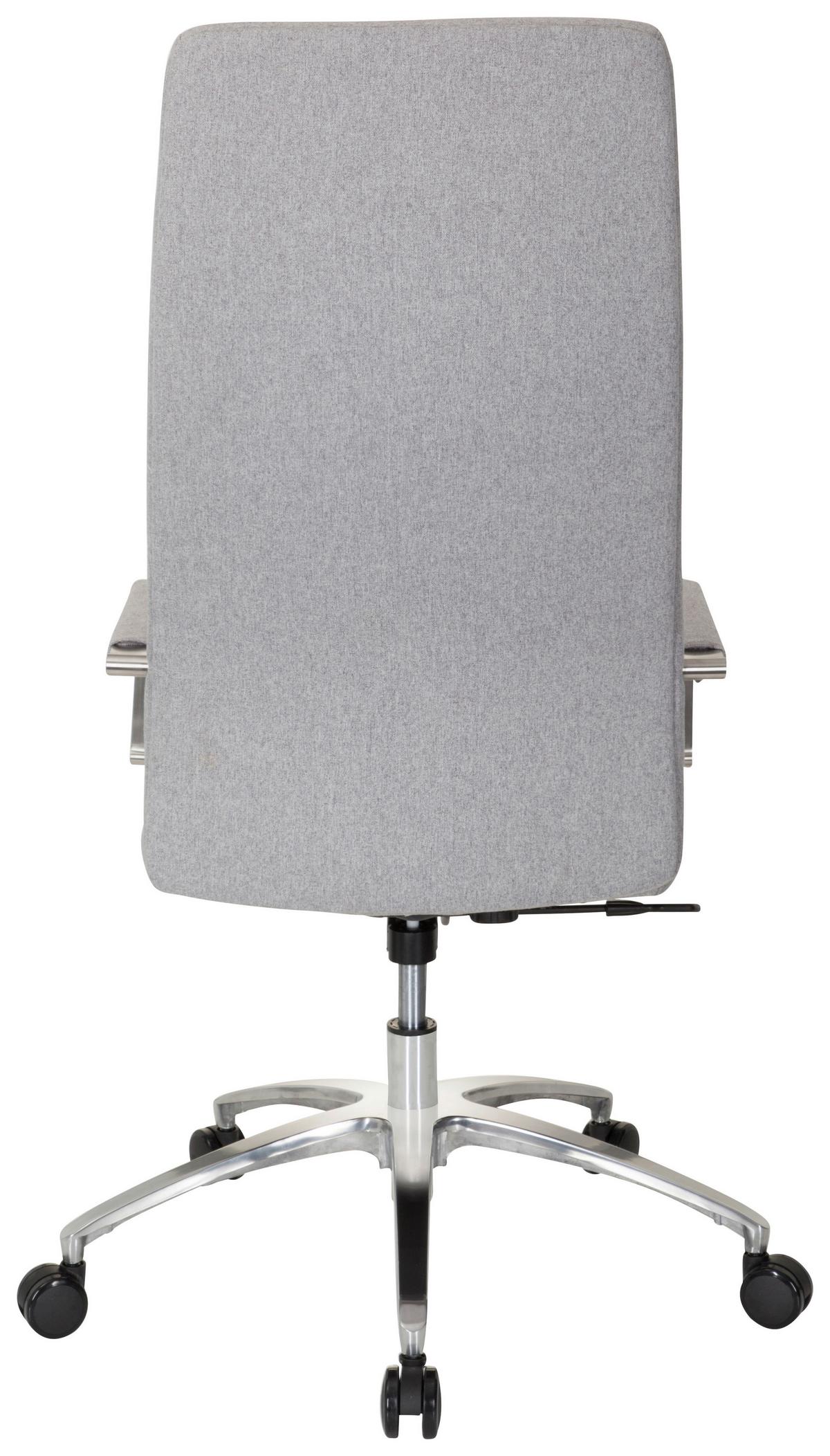 Drehstuhl Saranto Plus Hellgrau - Chromfarben/Hellgrau, MODERN, Kunststoff/Textil (56/131/67cm) - MID.YOU