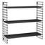 Hängeregal Tomado 70x68cm, Schwarz - Schwarz, KONVENTIONELL, Metall (70/68/21cm) - Tomado Hängeregal Tomado 70x68cm, Schwarz - Schwarz, KONVENTIONELL, Metall (70/68/21cm) - Tomado