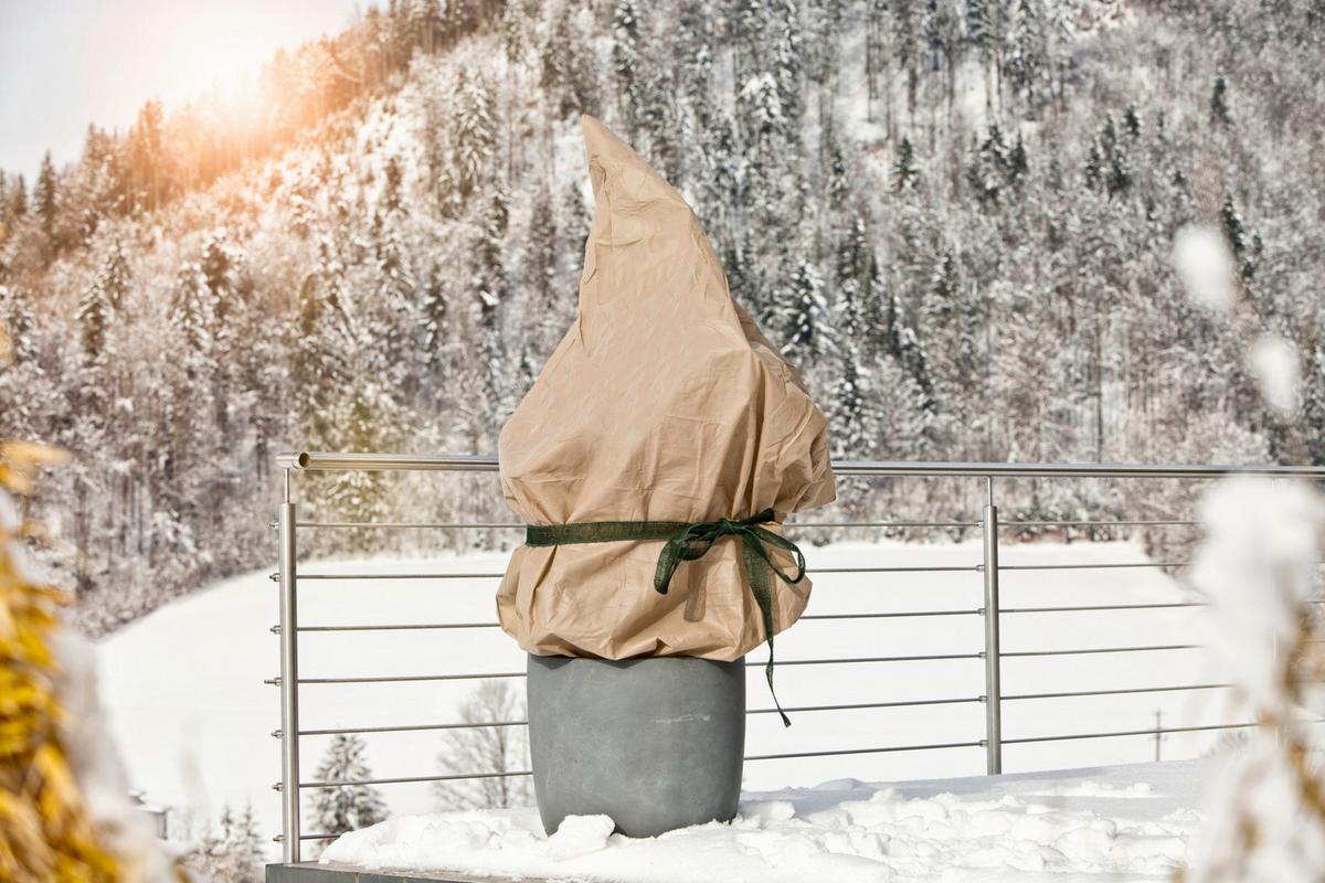 Winter-vlies Protect,500x150cm Witterungsbeständig - Beige, Basics, Kunststoff (150/500cm) - Windhager