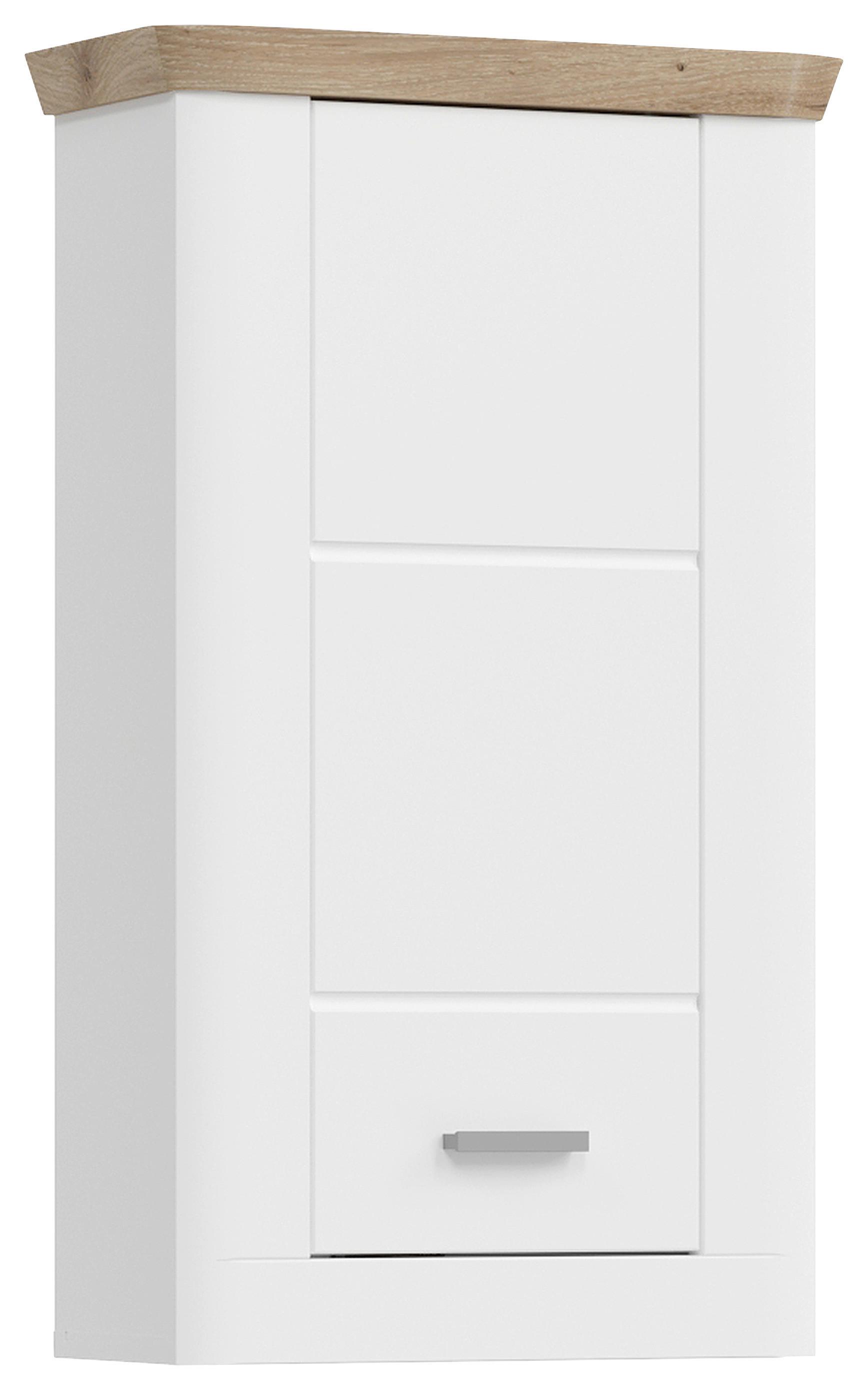 Hängeschrank Michigan - Eichefarben/Weiß, MODERN, Holzwerkstoff (45/76/20cm) - MID.YOU