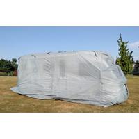 Schutzplane Abdeckplane für Wohnmobil Gr. S Grau - Grau, Basics, Kunststoff (235/275/610cm)