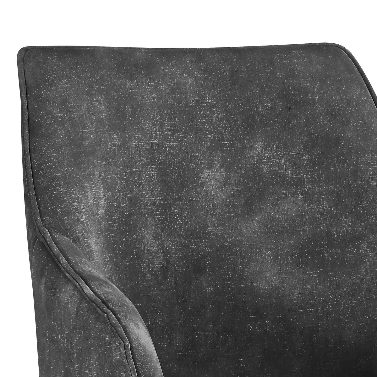 Polsterstuhl Lisa Samt Schwarz Echtholz Beine - Schwarz/Naturfarben, KONVENTIONELL, Holz/Textil (62/83/63cm)