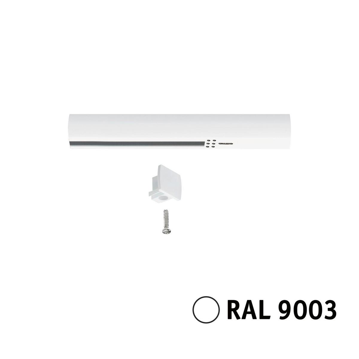Schienensystem-Einspeiser 95642 Urail Endeinsp. Sw - Weiß, Basics, Metall (16,1/1,8/1,8cm) - Paulmann