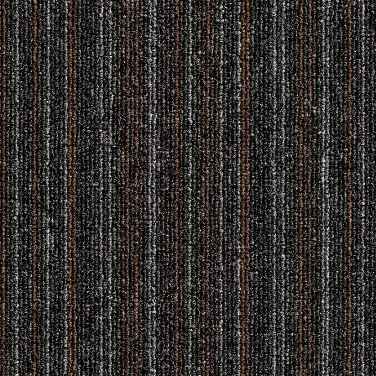 Teppichfliese Braun/grau Astra 50x50 Cm Florhöhe 3 Mm - Braun/Grau, Basics, Textil (50/50cm)