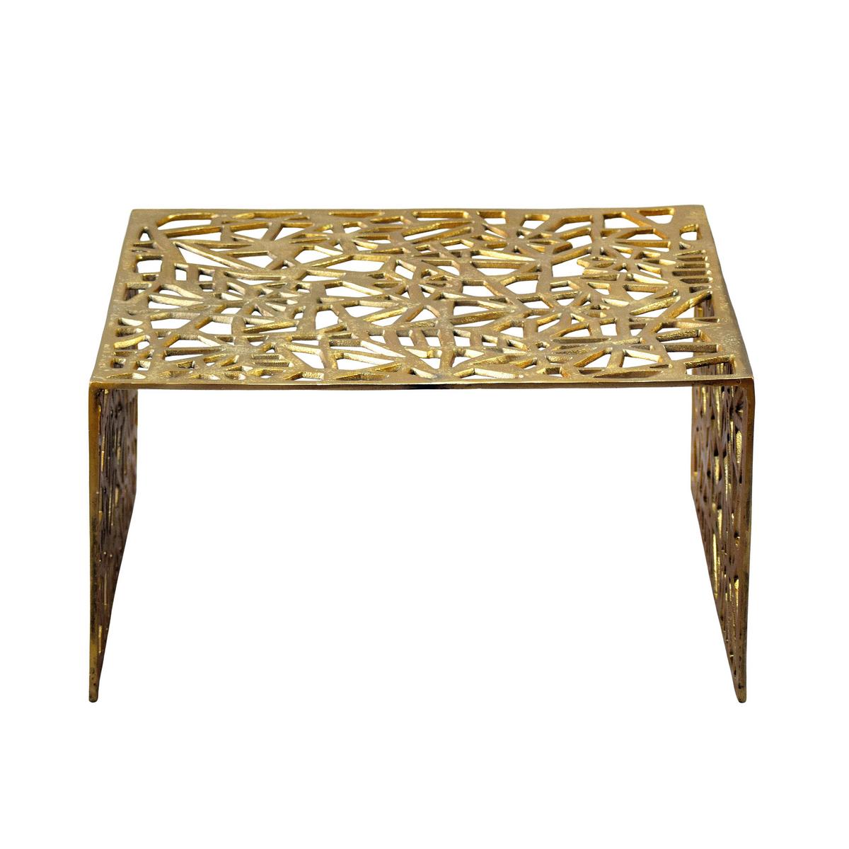 COUCHTISCH Goldfarben L: 60cm - Goldfarben, Design, Metall (60/60/31cm) - Livetastic