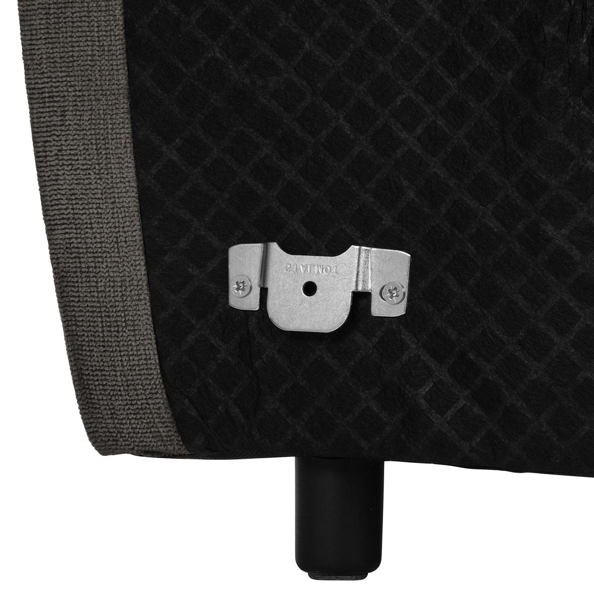 Ecksofa Fluffy Anthrazit S: 184x269 Cm - Anthrazit/Schwarz, MODERN, Textil (184/269cm) - Trendmanufaktur