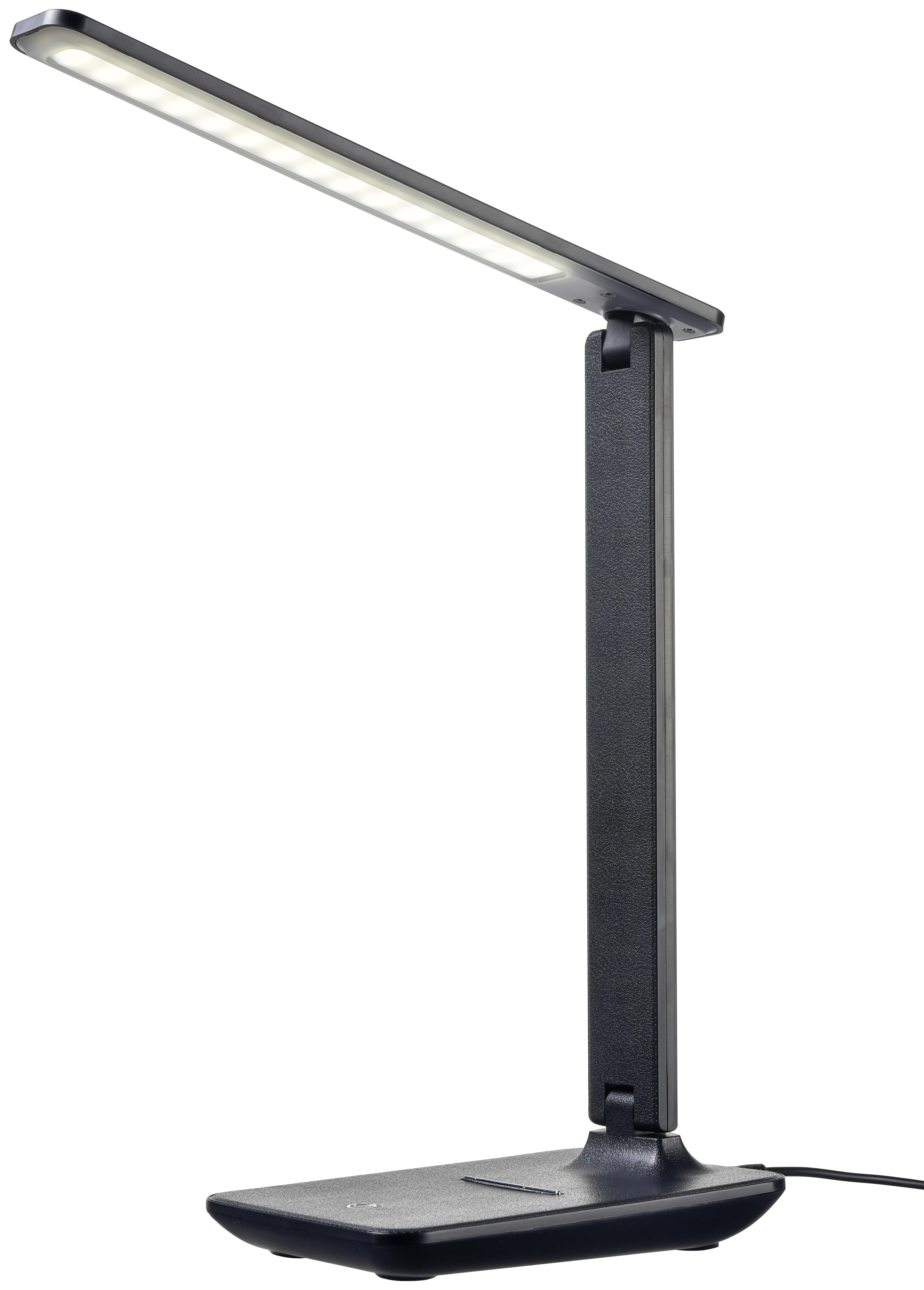 Led Lampa Na Písací Stôl Denise 35cm, 5 Watt - čierna, Štýlový, plast (35cm) - Modern Living
