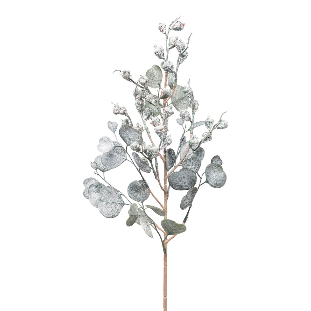 DEKORAČNÁ VETVIČKA EUKALYPTUSZWEIG I - sivá, Konventionell, plast (53cm) - Modern Living
