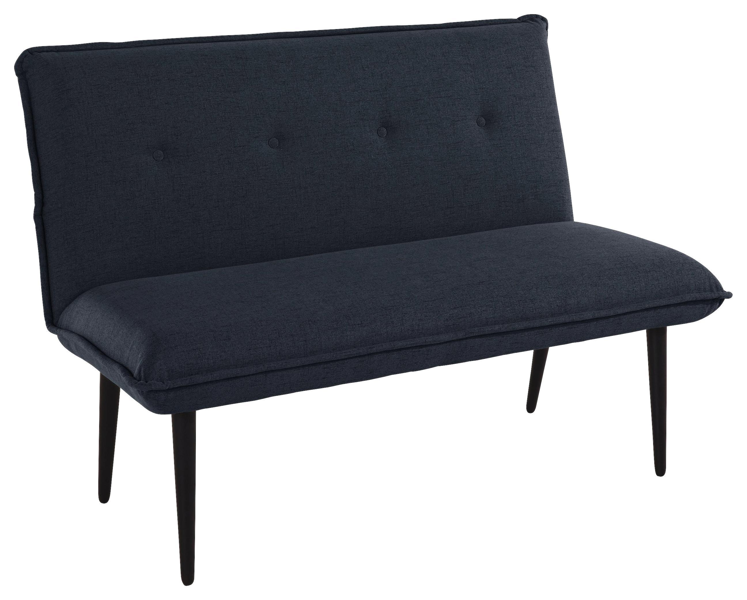 Sitzbank Heras Dunkelblau - Dunkelblau, MODERN, Holz/Textil (152/95/82cm)