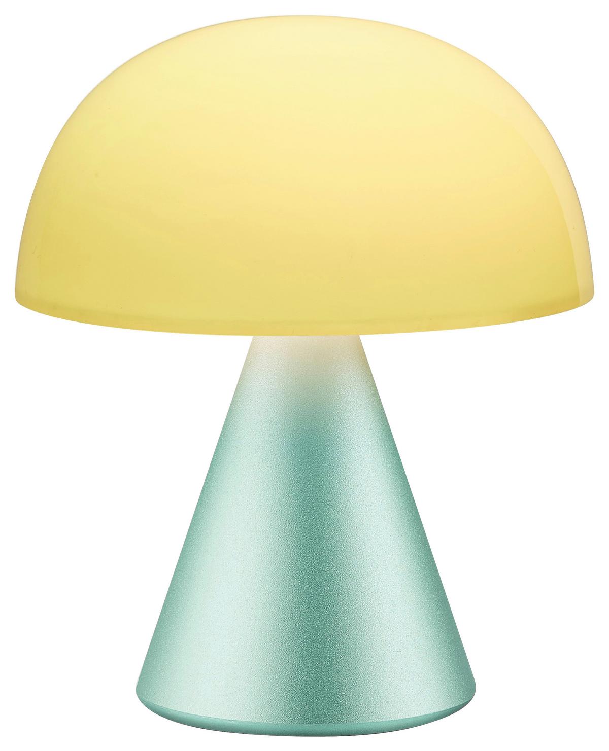 Akku-tischleuchte Lexon Mina M - Mintgrün, Design, Kunststoff/Metall (9.2/11/9.2cm)