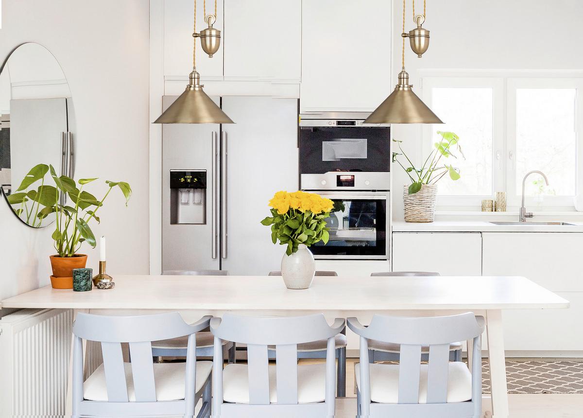 Hängeleuchte H: 96 Cm 1-Flammig Höhenverstellbar - Messingfarben, LIFESTYLE, Metall (37/96-180cm) - Elstead Lighting