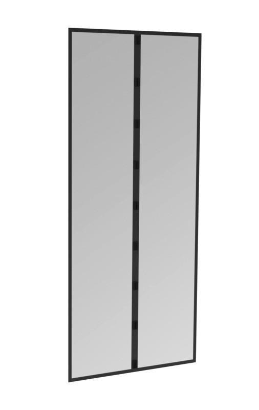 Mückenschutzvorhang Basic Magnetvorhang Antrhazit - Anthrazit, Basics, Textil (95/215cm)