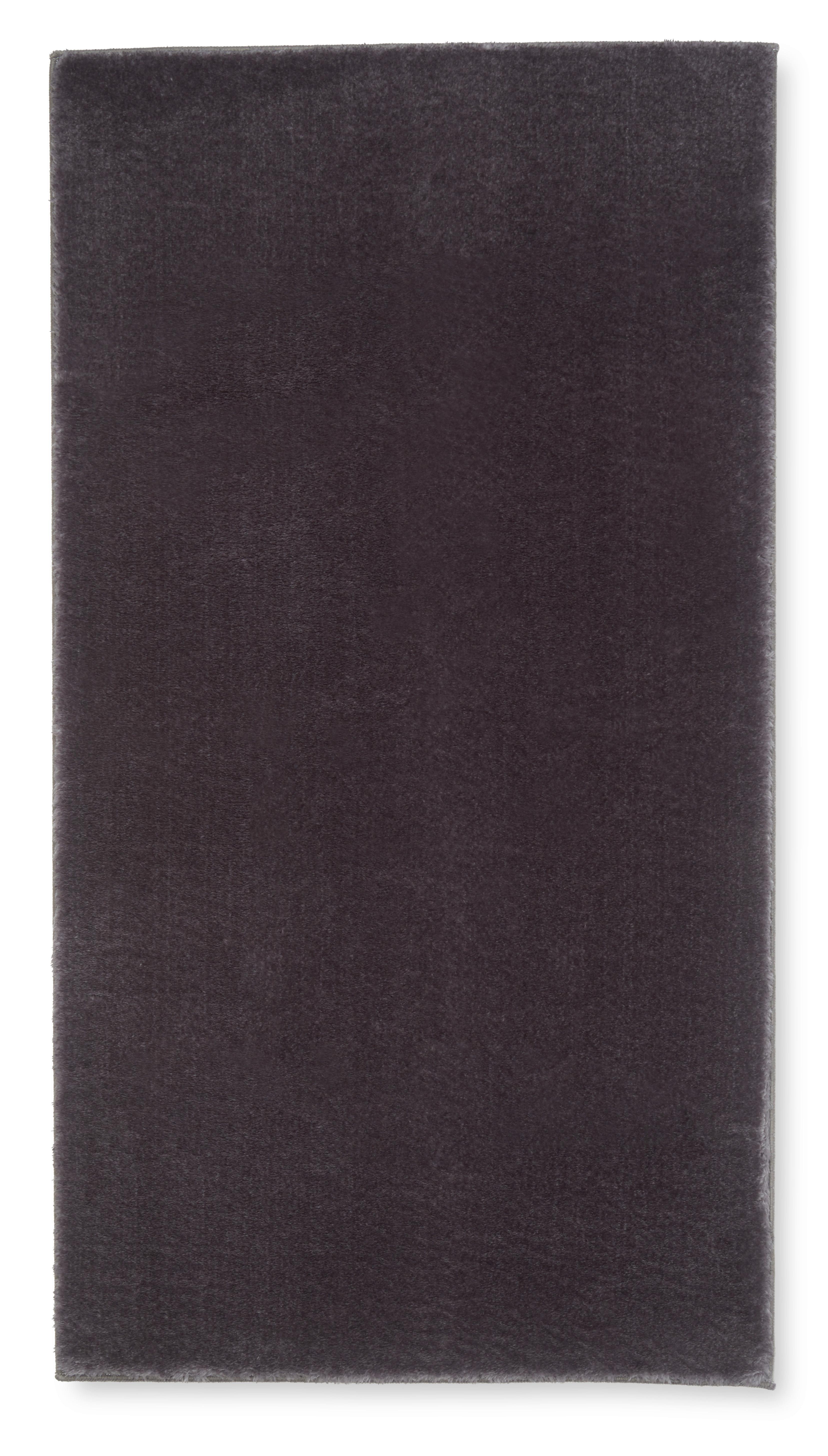 Fellteppich Roby Anthrazit 60x110 cm Kunststoff - Anthrazit, Basics, Kunststoff (60/110cm) - Luca Bessoni