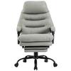 Chefsessel Big Boss Mit Armstützen Grau/schwarz - Schwarz/Grau, MODERN, Kunststoff/Textil (64/114-122/72cm) - MID.YOU