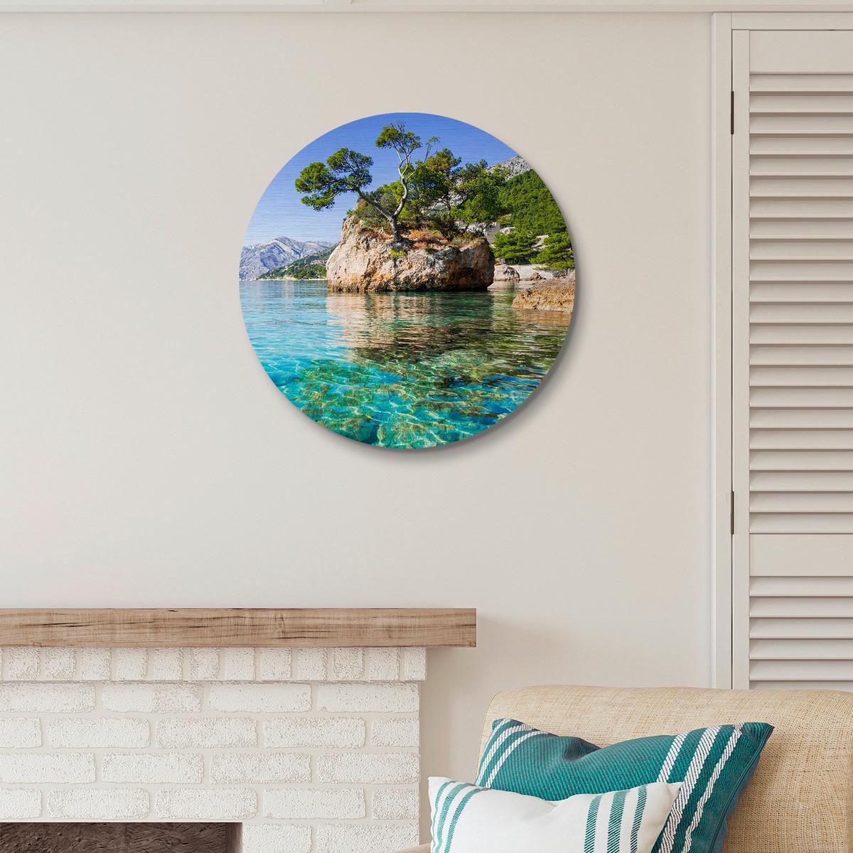 Dekopaneel Ajla - Multicolor/Braun, KONVENTIONELL, Holzwerkstoff (40cm) - Luca Bessoni