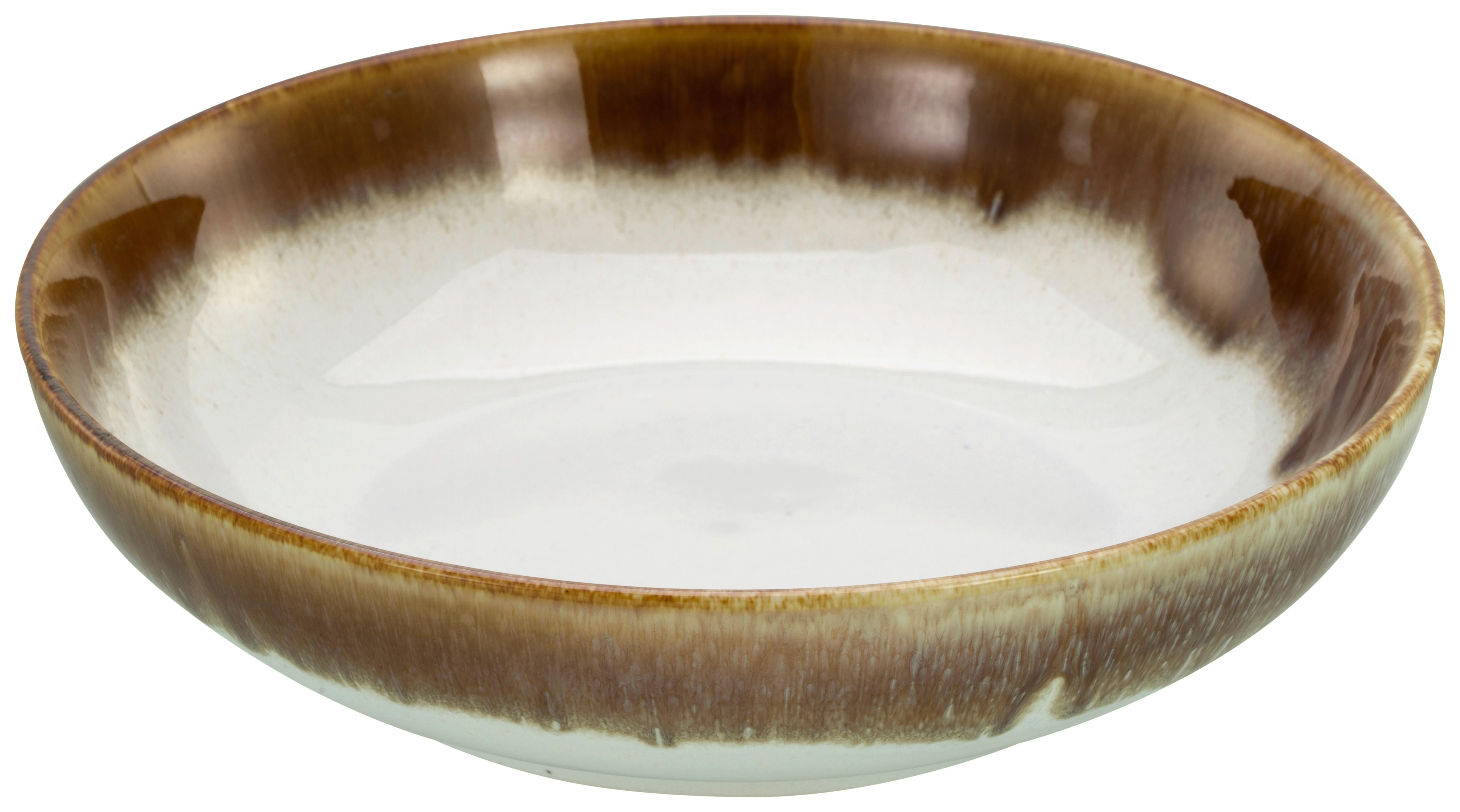 Mísa CASCADE - hnědá, Moderní, keramika (22,5/6cm) - Creatable