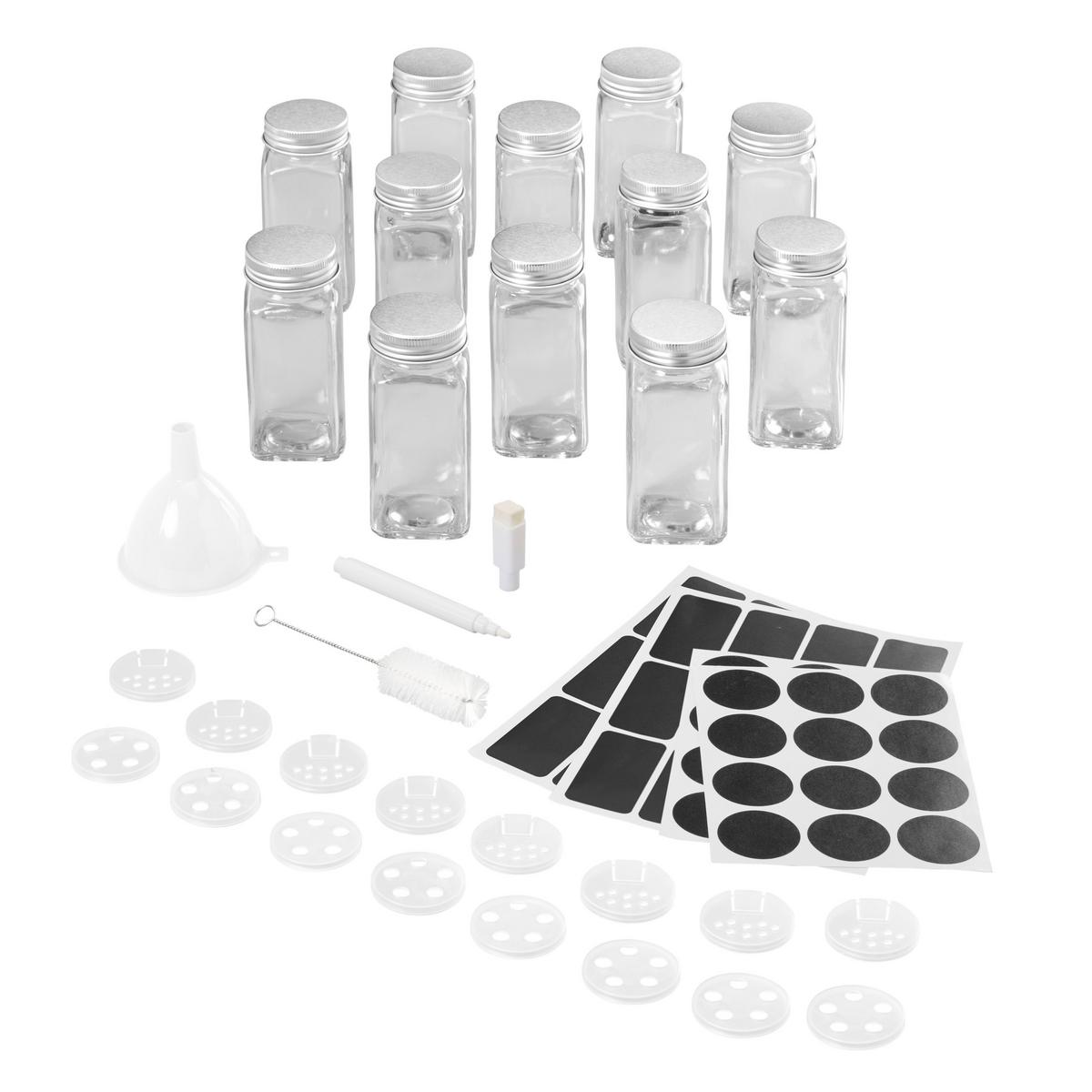 Fűszertartó Készlet 12 Darabos - Basics (18,7/21,6/9,7cm) - Metaltex