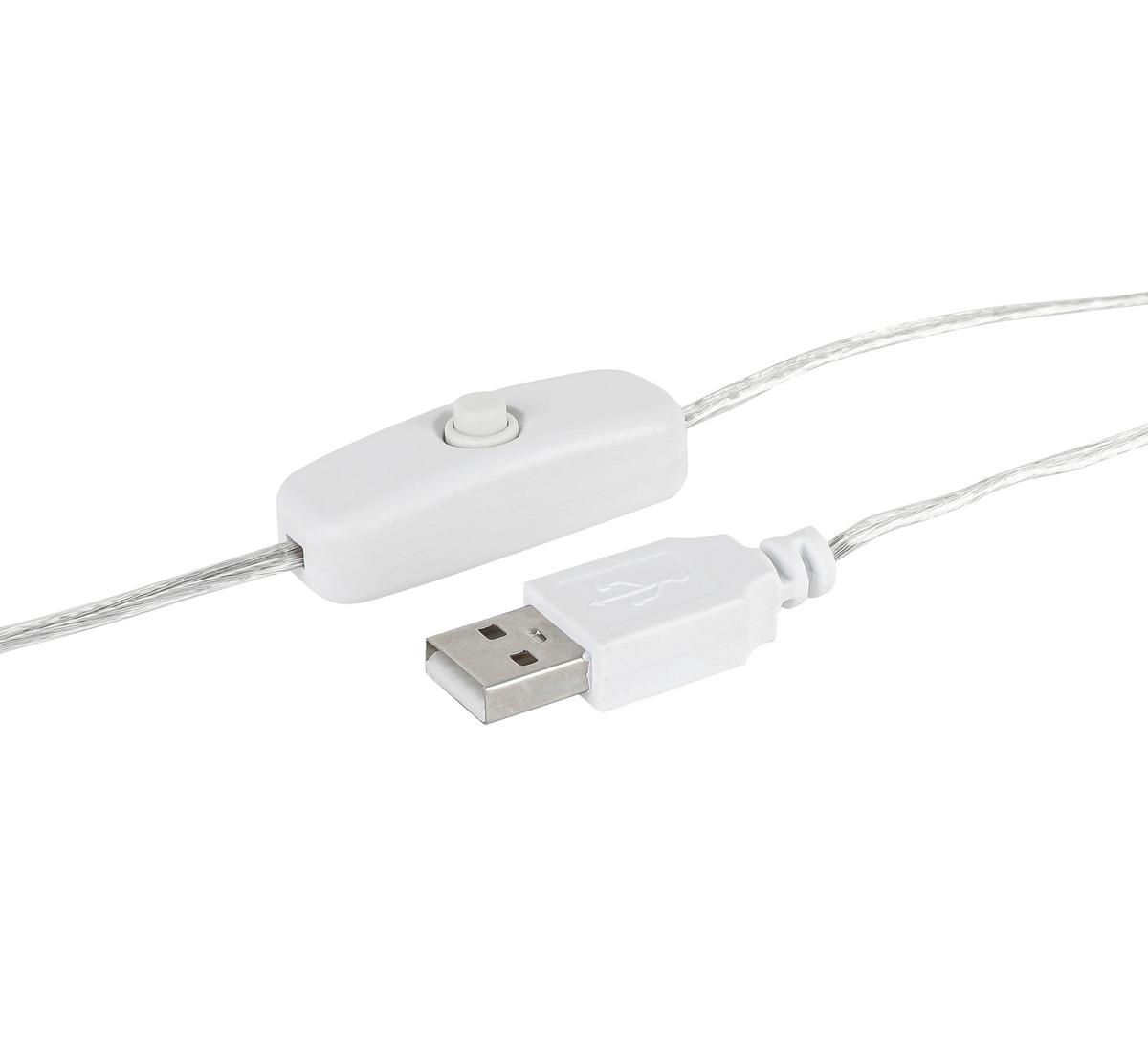 DEKORAČNÍ LED SVÍTIDLO HERZI - průhledné, Moderní, plast (6,5/23/20cm) - Mömax
