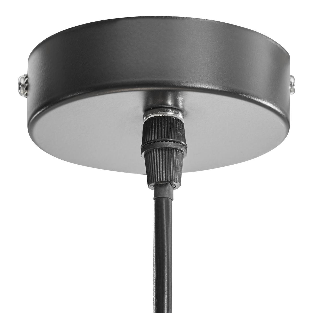 Závěsné svítidlo Spike max. 6 Watt - šedá, Moderní, kov/sklo (31,5/31,5/140cm) - Bessagi Home