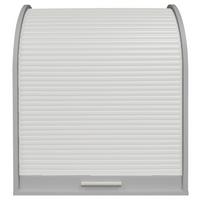 Aktenschrank Weiß/Hellgrau B: 69 cm - Hellgrau/Weiß, MODERN, Holzwerkstoff/Kunststoff (69/85/44cm) - Livetastic