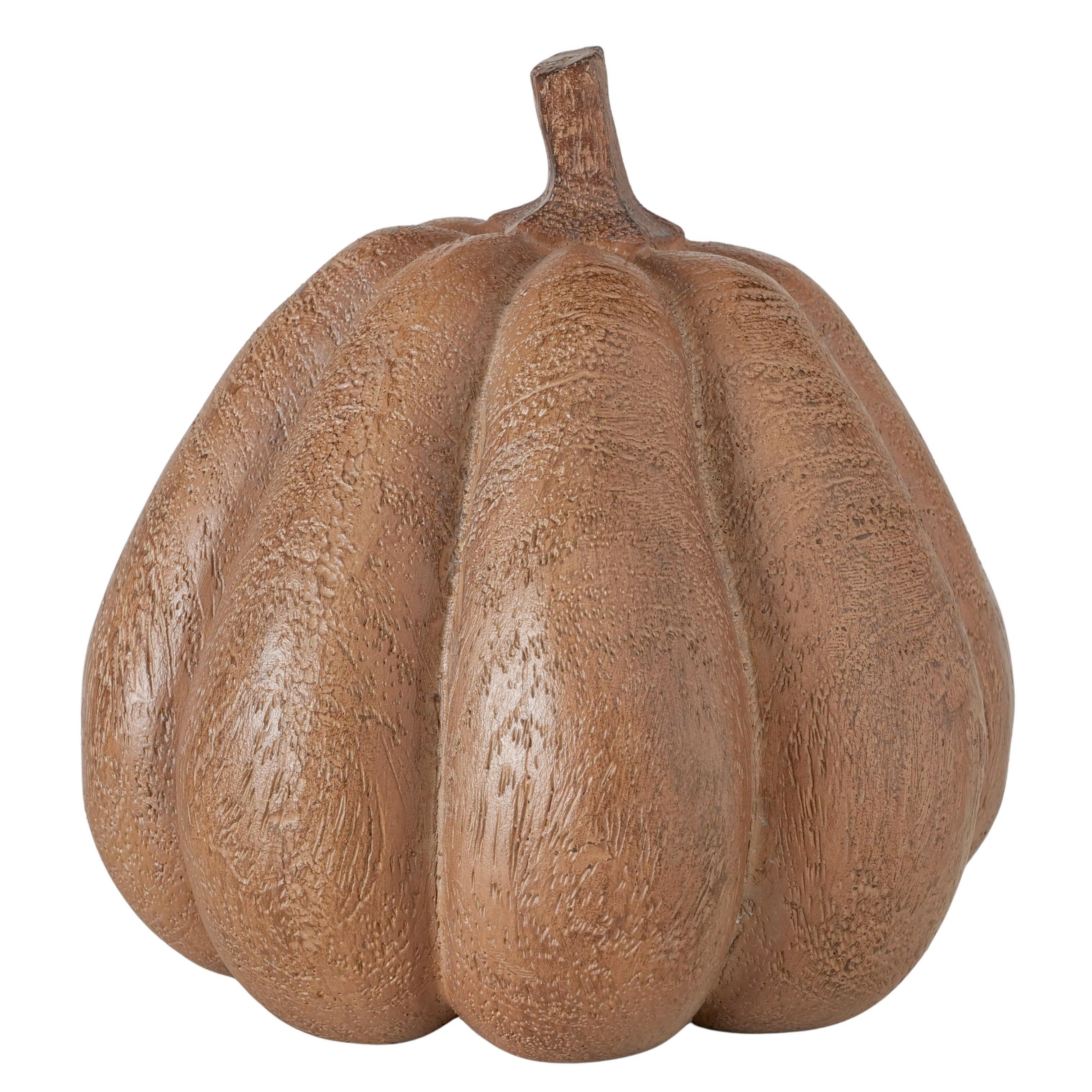Dekorační dýně CURBITA I - hnědá, Basics, plast/kámen (12,5/12cm) - Mömax