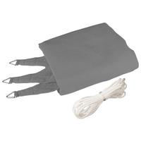 Sonnensegel Dreieck 4x4x4 m - Grau, Basics (400/400/400cm)