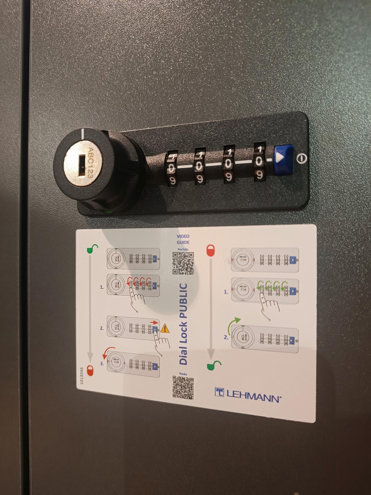 Spind Locked, Anthrazit B: 45,4 cm - Anthrazit/Weiß, Design, Holzwerkstoff (45,4/92,6/40,65cm) - MID.YOU