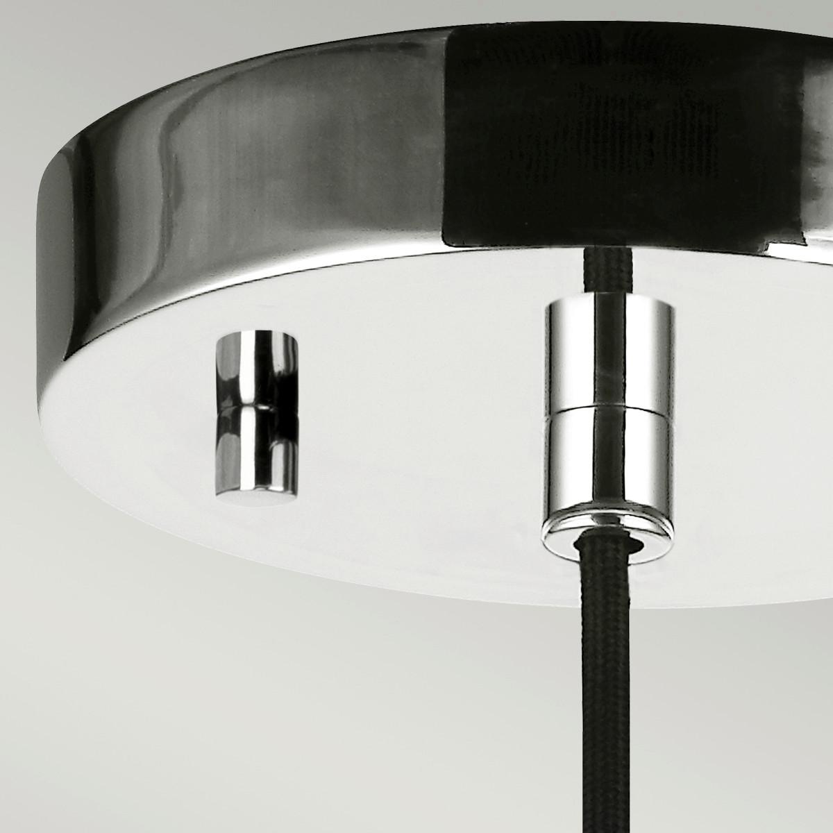 Hängeleuchte Fe-Rubin-Mp - Nickelfarben, KONVENTIONELL, Glas/Metall (11.1/32.3cm) - Elstead Lighting