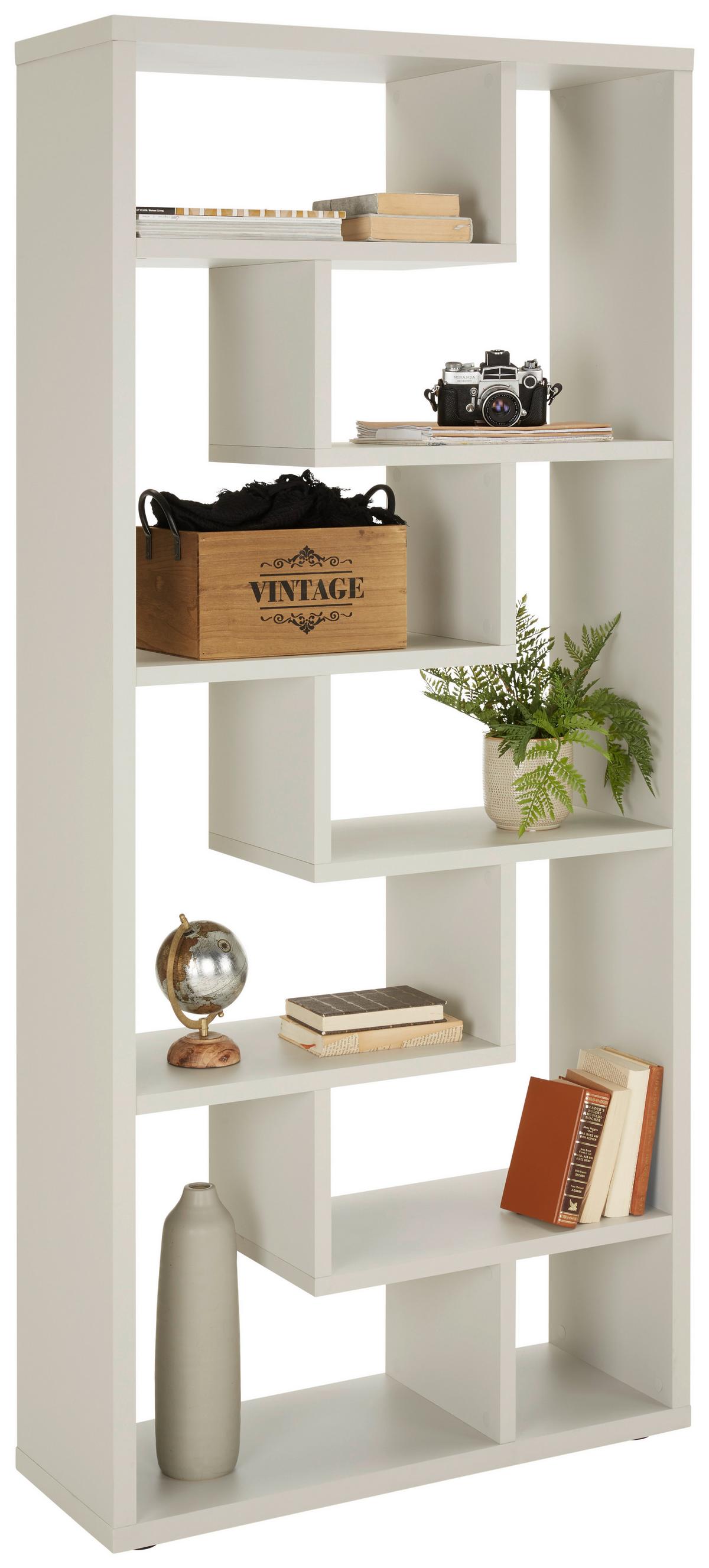 Vysoká dělící stěna Bounty, šedá - šedá/černá, Moderní, kompozitní dřevo/plast (90/199/33cm) - Premium Living