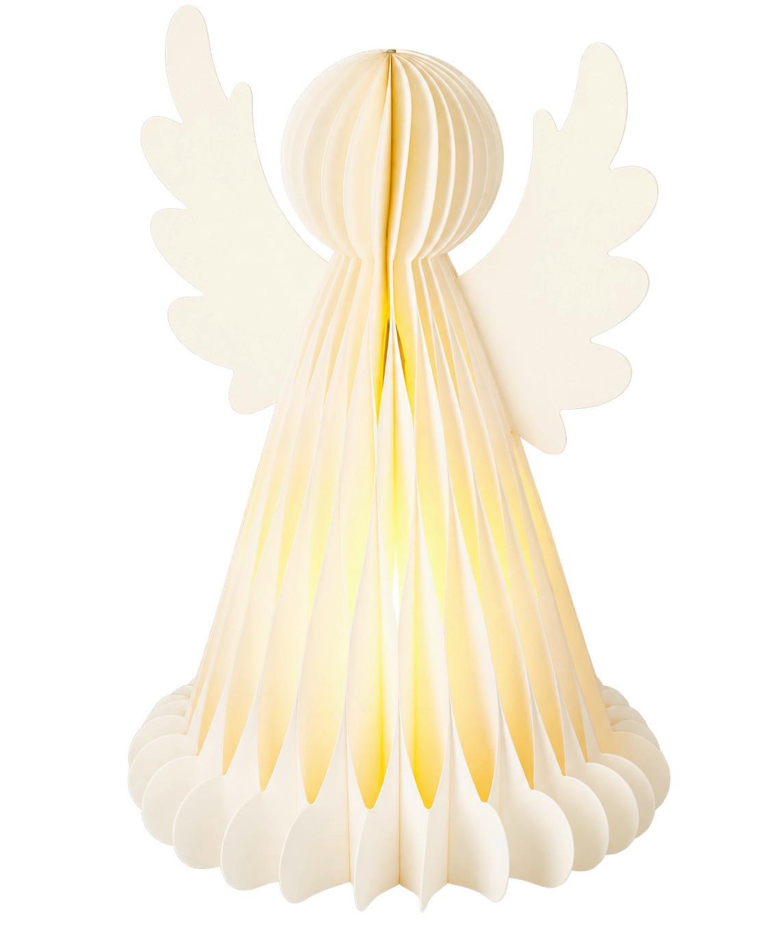 LED-DEKOLEUCHTE Timerfunktion - Weiß, MODERN, Papier (18/5.5/51cm)