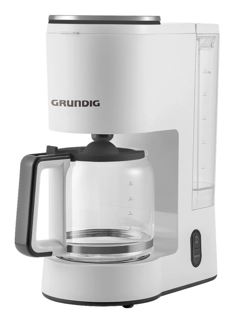 Filterkaffeemaschine New Line 10 Tassen Glaskanne 1,25 L - Weiß, Basics, Glas/Kunststoff (15,5/36/33,7cm)