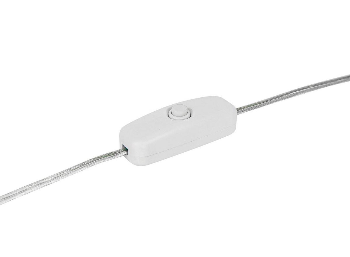 DEKORAČNÍ LED SVÍTIDLO BAUMI - bílá/průhledné, Moderní, plast (44/17/17cm) - Mömax