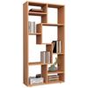 Regál Lanisa, barvy buku - šedá/barvy buku, Moderní, kompozitní dřevo/plast (58/116/20cm) - MID.YOU