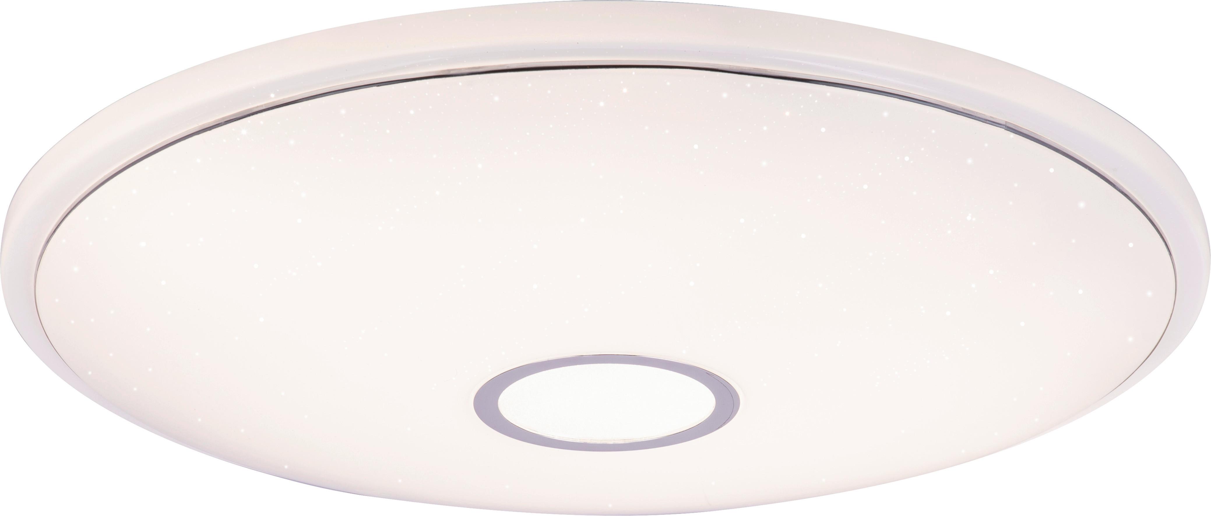 Stropní LED svítidlo Ross Ø 68cm, 30 Watt - bílá/opál, Romantický / Rustikální, kov/plast (68/8cm) - Premium Living