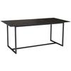 Esstisch Schwarz, L: 180 cm - Schwarz, Design, Keramik/Metall (180/90/76cm) - MID.YOU