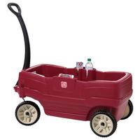 Bollerwagen 890999 - Rot, KONVENTIONELL, Kunststoff (104,1/50,8/99,1cm) - Ambia Garden