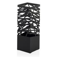 SCHIRMSTÄNDER Pluvaris Schwarz B: 15cm - Schwarz, MODERN, Metall (15/43/15cm) - MID.YOU